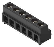 TE CONNECTIVITY - BUCHANAN 2383938-6 Wire-To-Board Terminal Block, 5 mm, 6 Ways, 30 AWG, 16 AWG, 1.31 mm², Screw