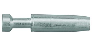TE CONNECTIVITY T2030002040-000 Heavy Duty Connector Contact, HEE, Socket, 12 AWG, Crimp, 16 A, Brass