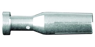 TE CONNECTIVITY T2040002040-000 Heavy Duty Connector Contact, MM, Socket, 12 AWG, Crimp, 40 A, Brass