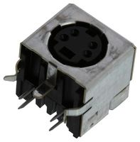 TE CONNECTIVITY - AMP 5749181-1 DIN Audio / Video Connector, 4 Contacts, Receptacle, PCB Mount, Through Hole Right Angle