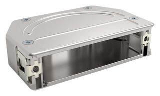 TE CONNECTIVITY 1-2308338-1 D Sub Backshell, DD, 45°, 180°, Zinc Body
