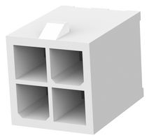 TE CONNECTIVITY - AMP 1586038-4 Pin Header, Wire-to-Board, 4.2 mm, 2 Rows, 4 Contacts, Through Hole Straight, VAL-U-LOK