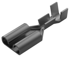 TE CONNECTIVITY 2238027-4 Quick Disconnect Terminal, FASTON 250, Female Quick Disconnect, 6.35mm x 0.81mm, 0.25" x 0.032"