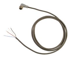 OMEGA M12C-SIL-4-R-F-5 Sensor Cable, 90° M12 Receptacle, Free End, 4 Positions, 5 m, 16.404 ft, M12C Series