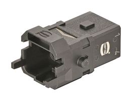 HARTING 09100053001. Heavy Duty Connector, Han 1A, Insert, 5+PE Contacts, 1A, Plug, Crimp Pin - Contacts Not Supplied