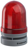 WERMA 46111060 Beacon, Blink/Continuous/TwinLight/Multi Tone, Red, 110 dBA, 85x130 mm, 230 V, EvoSIGNAL Midi Series