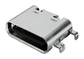GCT USB4505-03-0-A USB Connector, USB Type C, USB 2.0, Receptacle, 16 Ways, Surface Mount, Through Hole Mount