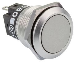 EAO 82-5551.1000 Vandal Resistant Switch, 82 Series, 19 mm, SPDT, Momentary, Round