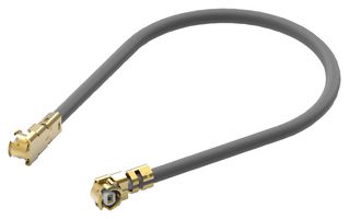 WURTH ELEKTRONIK 636201101000 RF / Coaxial Cable Assembly, 3.3 ft, 1 m, 1.37mm, UMRF Right Angle Plug, UMRF Right Angle Plug