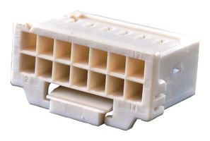 MOLEX 501646-1400 Connector Housing, Natural, iGrid 501646 Series, Receptacle, 14 Ways, 2 mm