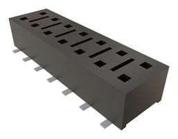 SAMTEC HLE-107-02-F-DV-BE-A PCB Receptacle, Board-to-Board, 2.54 mm, 2 Rows, 14 Contacts, Surface Mount Straight