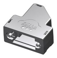 MOLEX / FCT 173111-0433 D Sub Backshell, 173111 Series, DE, 50°, ABS (Acrylonitrile Butadiene Styrene) Body