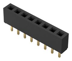 GCT BF085-10-A-0240-N-D PCB Receptacle, Board-to-Board, 2 mm, 1 Rows, 10 Contacts, Through Hole Straight, BF085 Series