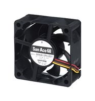 SANYO DENKI 9RA0648P4J001 DC Axial Fan, 48 V, Square, 60 mm, 25 mm, 38.8 CFM