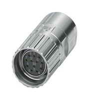PHOENIX CONTACT 1069312 Sensor Connector, M23 PRO Series, M23, Female, 12 Positions, Crimp Socket - Contacts Not Supplied