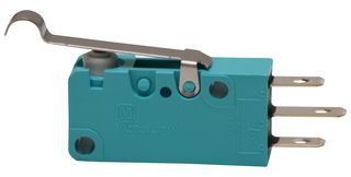 PANASONIC ABV1214513 Microswitch, Miniature, Simulated Roller Lever, SPDT, Quick Connect, 3 A