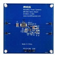 MONOLITHIC POWER SYSTEMS (MPS) - EV3363-J-00A - Evaluation Board, MP3363GJ, Boost (Step Up), Analogue/PWM, 1.8 V to 36 V, 0.4 A, 40 Vout