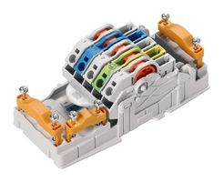 WEIDMULLER 1957620000 Panel Mount Barrier Terminal Block, 14-10AWG, 41 A, 800 V, 1 Pole, 1, Push In