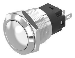 EAO 82-5571.2000 Vandal Resistant Switch, 82 Series, 19 mm, SPDT, Maintained, Round Convex Flush, Natural