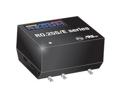 RECOM POWER R0.25S-3.305/E-R Isolated Surface Mount DC/DC Converter, ITE & Medical, Surface Mount DIP, 250 mW, 1 Output, 5 V