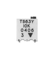 VISHAY - TS63Y502KR10 - Trimmer, Multi Turn, Cermet, Top Adjust, 5 kohm, Surface Mount, 13 Turns