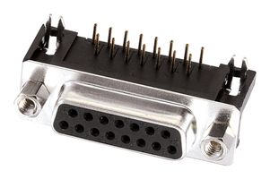WURTH ELEKTRONIK 618037233821 D Sub Connector, Standard, Receptacle, WR-DSUB Series, 37 Contacts, DC, Solder