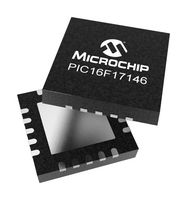 MICROCHIP PIC16F17146-I/6N 8 Bit MCU, PIC16 Family PIC16F171xx Series Microcontrollers, PIC16, 32 MHz, 28 KB, 20 Pins, VQFN