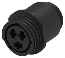TE CONNECTIVITY - AMP 206425-2... Circular Connector, Circular Power Connector, CPC Series 3, Flange Mount Receptacle, 3 Contacts