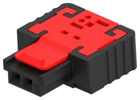 ERNI - TE CONNECTIVITY - 394441-E - IDC Connector, Vertical, IDC Receptacle, Female, 1.27 mm, 1 Row, 2 Contacts, Cable Mount