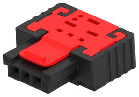 ERNI - TE CONNECTIVITY 394968-E IDC Connector, Vertical, IDC Receptacle, Female, 1.27 mm, 1 Row, 3 Contacts, Cable Mount