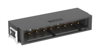 TE CONNECTIVITY - ERNI 284121-E Pin Header, Wire-to-Board, 2.54 mm, 1 Rows, 8 Contacts, Surface Mount Right Angle