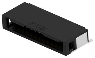 ERNI - TE CONNECTIVITY - 504305-E - Pin Header, Wire-to-Board, 1.27 mm, 1 Rows, 12 Contacts, Surface Mount Right Angle