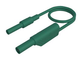 HIRSCHMANN TEST AND MEASUREMENT 934042104 Banana Test Lead, 4mm Stackable Banana Plug, Shrouded, 4mm Banana Socket, Shrouded, 3.3 ft, 1 m