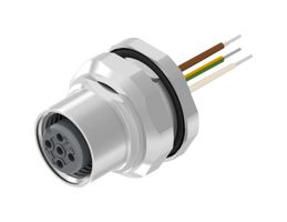 AMPHENOL CONEC 43-01004 Sensor Cable, M12 Receptacle, Free End, 5 Positions, 500 mm, 19.7 "
