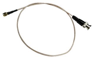MUELLER ELECTRIC BU-4150028006 RF / Coaxial Cable Assembly, 6 ", 152.4 mm, RG316, BNC Straight Plug, SMA Straight Plug, 50 ohm