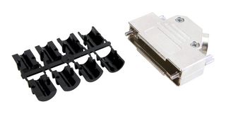 AMPHENOL CONEC 165X02699XE D Sub Backshell, DA, 45°, Zinc Body