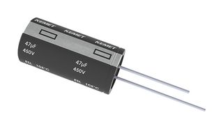 KEMET ESL475M400AGMAA Electrolytic Capacitor, 4.7 µF, 400 V, ± 20%, PC Pin, 10000 hours @ 105°C, Polar