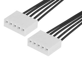 MOLEX 219664-1052 Cable Assembly, KK 396 Receptacle to KK 396 Receptacle, 5 Ways, 3.96 mm, 1 Row, 150 mm, 5.9 "