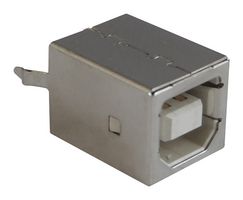 STEWART CONNECTOR SS-52300-002 USB Connector, USB Type B, USB 2.0, Receptacle, 4 Ways, PCB Mount, Vertical