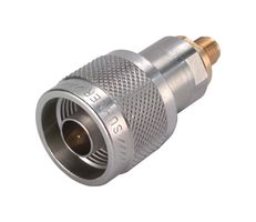 HUBER+SUHNER 33_N-SMA-50-51/1--_NE RF / Coaxial Adapter, N, Plug, SMA, Jack, Straight Adapter, 50 ohm