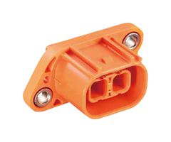 HIROSE / HRS - HVH-280-2/2P-HU(A) - Automotive Connector Housing, Orange, HVH-280 Series, Plug, 2 Ways