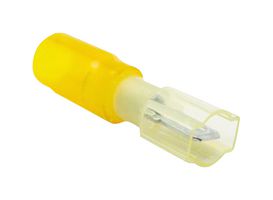 MUELLER ELECTRIC AI-70212 Quick Disconnect Terminal, Male Quick Disconnect, 6.35mm x 0.81mm, 0.25" x 0.032", 12 AWG, 10 AWG