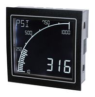 TRUMETER - APM-PROC-ANO - Process Meter, 0 to 10 V, 0 to 50 mA Inputs, 4 Digits and Graph, 12 to 24V, Negative LCD, APM Series
