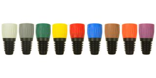 MULTICOMP PRO MP-FC619200 Connector Accessory, Strain Relief, Multi Position XLR Metal Plugs, 9 Colour Grommet Multi Pack