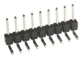 HARWIN M22-2531005 Pin Header, Board-to-Board, 2 mm, 1 Rows, 10 Contacts, Through Hole, M22 Series