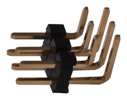 HARWIN M22-2540305 Pin Header, Board-to-Board, 2 mm, 2 Rows, 6 Contacts, Through Hole, M22 Series