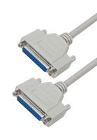 L-COM CSMN25FF-1 Computer Cable, D Subminiature Socket, 25 Way, D Subminiature Socket, 25 Way, 1 ft, 304.8 mm