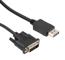 VPA00004-3M L-COM, Audio / Video Cable Assembly, DisplayPort Plug, DVI ...