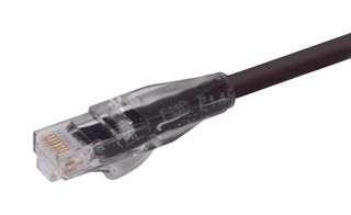 L-COM TRD695BLK-1 Ethernet Cable, Cat6, RJ45 Plug to RJ45 Plug, UTP (Unshielded Twisted Pair), Black, 304.8 mm