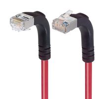 L-COM TRD815SRA4RD-10 Ethernet Cable, Cat5e, 90° RJ45 Plug to 90° RJ45 Plug, FTP (Foiled Twisted Pair), Red, 3.05 m